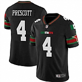 Men's Dallas Cowboys #4 Dak Prescott Black Mexico Vapor Limited Stitched Jersey Dzhi,baseball caps,new era cap wholesale,wholesale hats